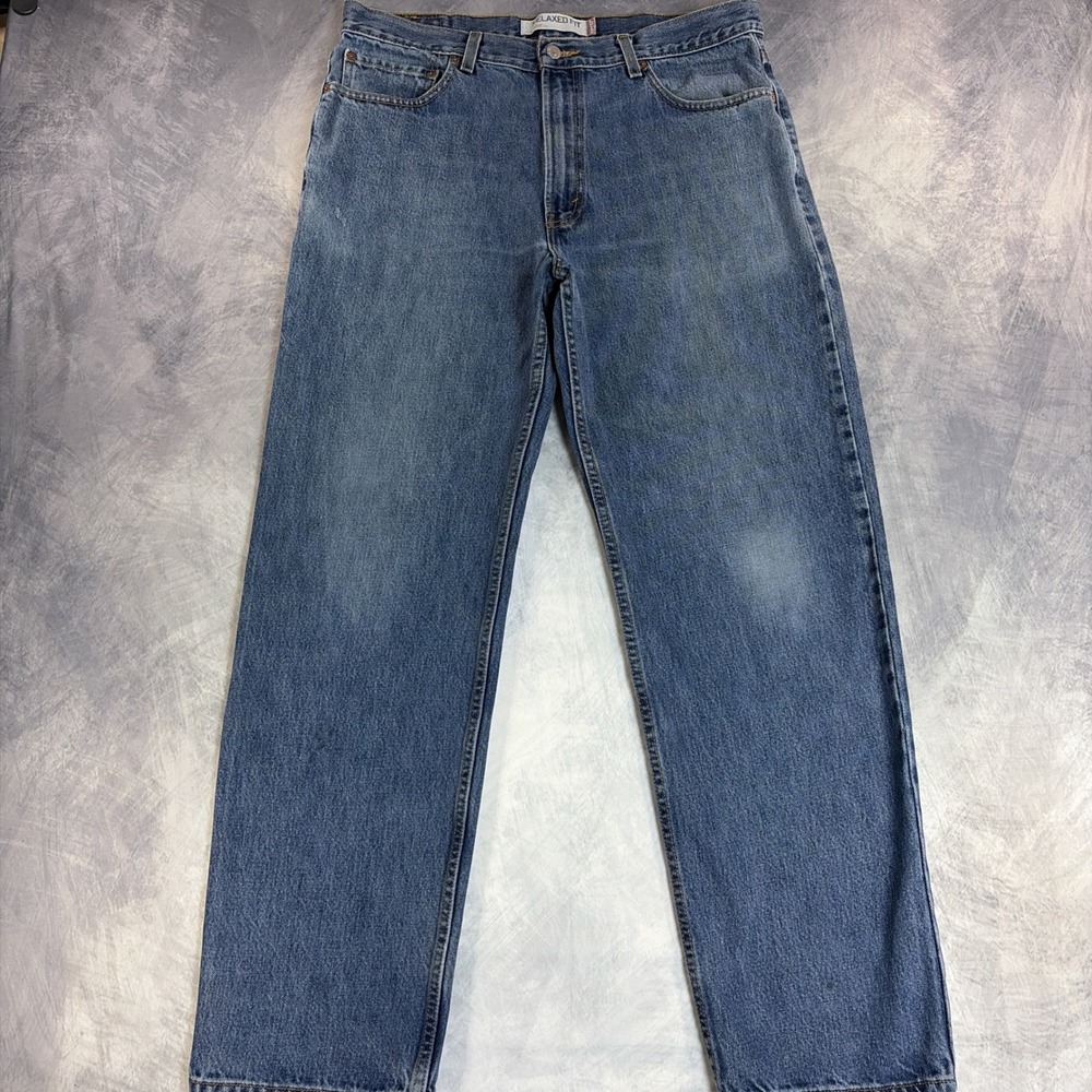 Levi's 550 Relaxed Fit Jeans Mens 36x32 Blue Medium Wash Denim Tapered Leg